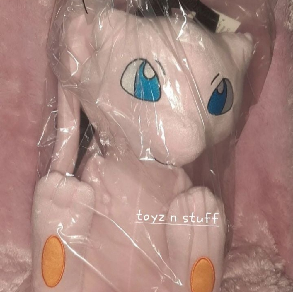 Licensed Pokémon Gotta Catch Em All Mew Plush With Straps 12 Inches